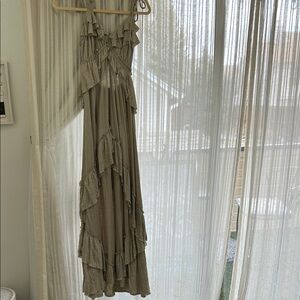 Free People Santa Luz Maci dress in Tidal Foam